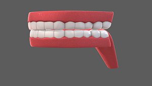 3D teeth cartoon animation