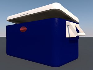 3D model cooler beach