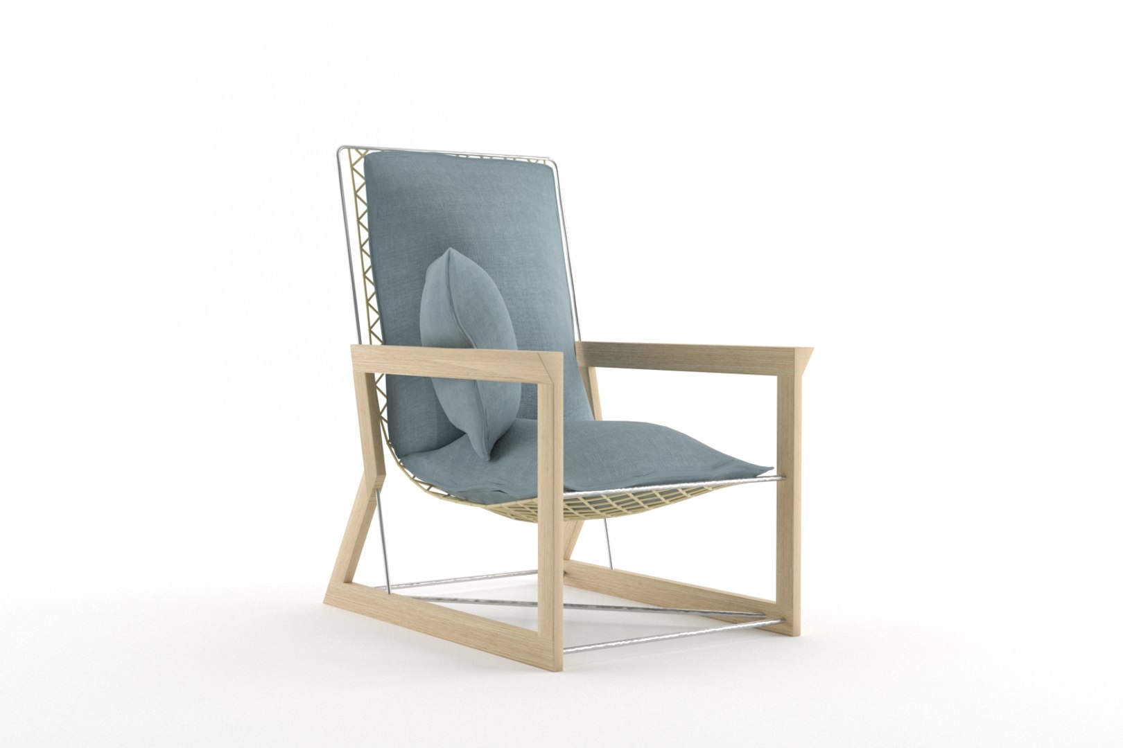 3D Easy Chair Model - TurboSquid 1414327