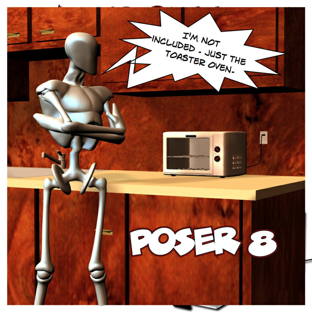 3d Toasteroven Toaster Oven