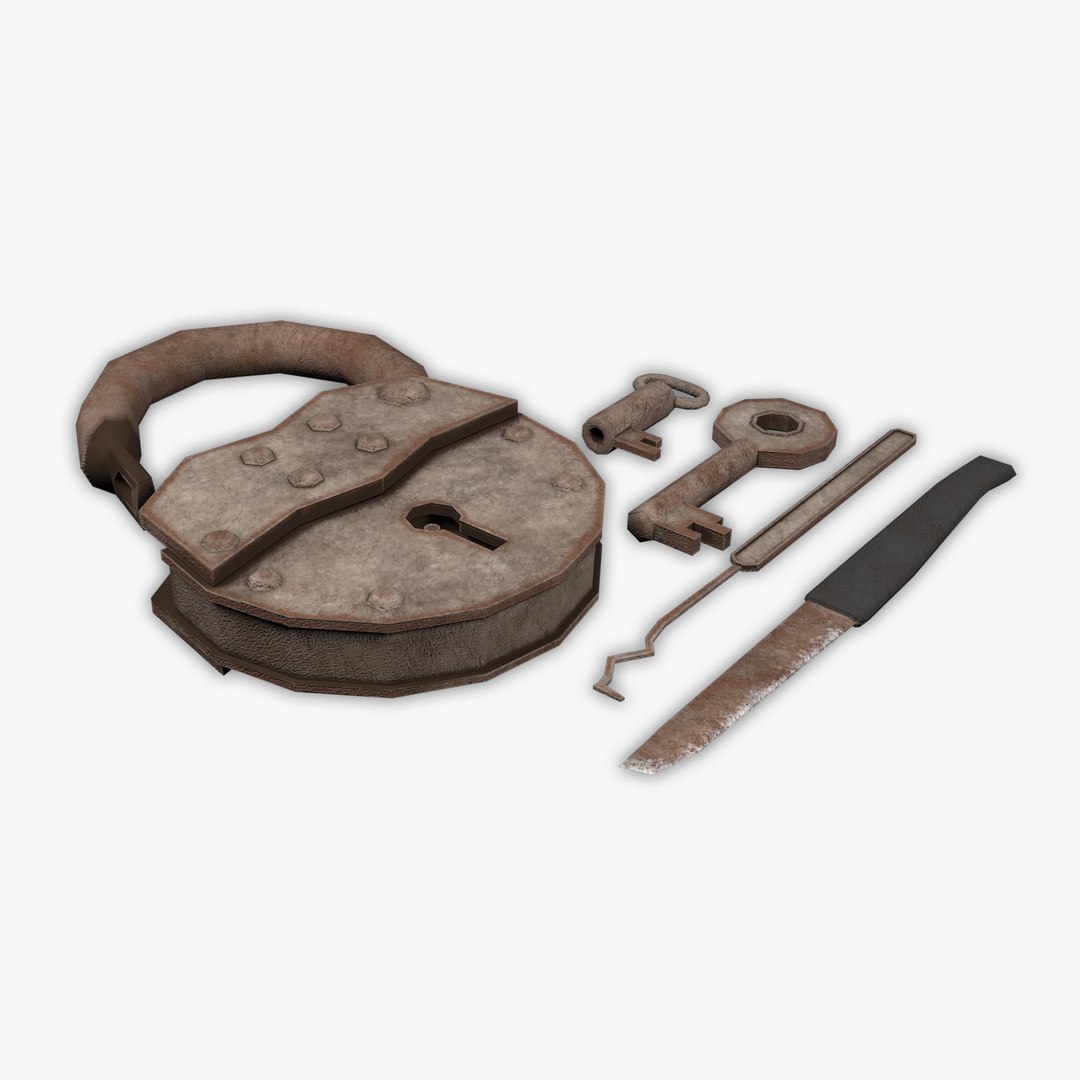 Keys Lock 3D Model - TurboSquid 1503290