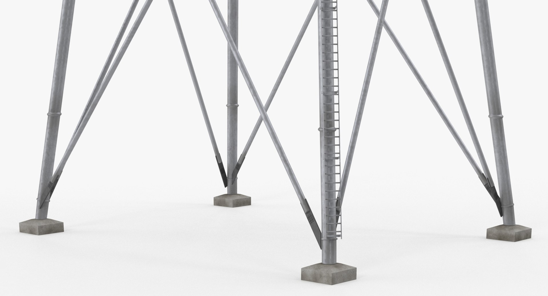 3D Model Gondola Lift Tower TurboSquid 1306796