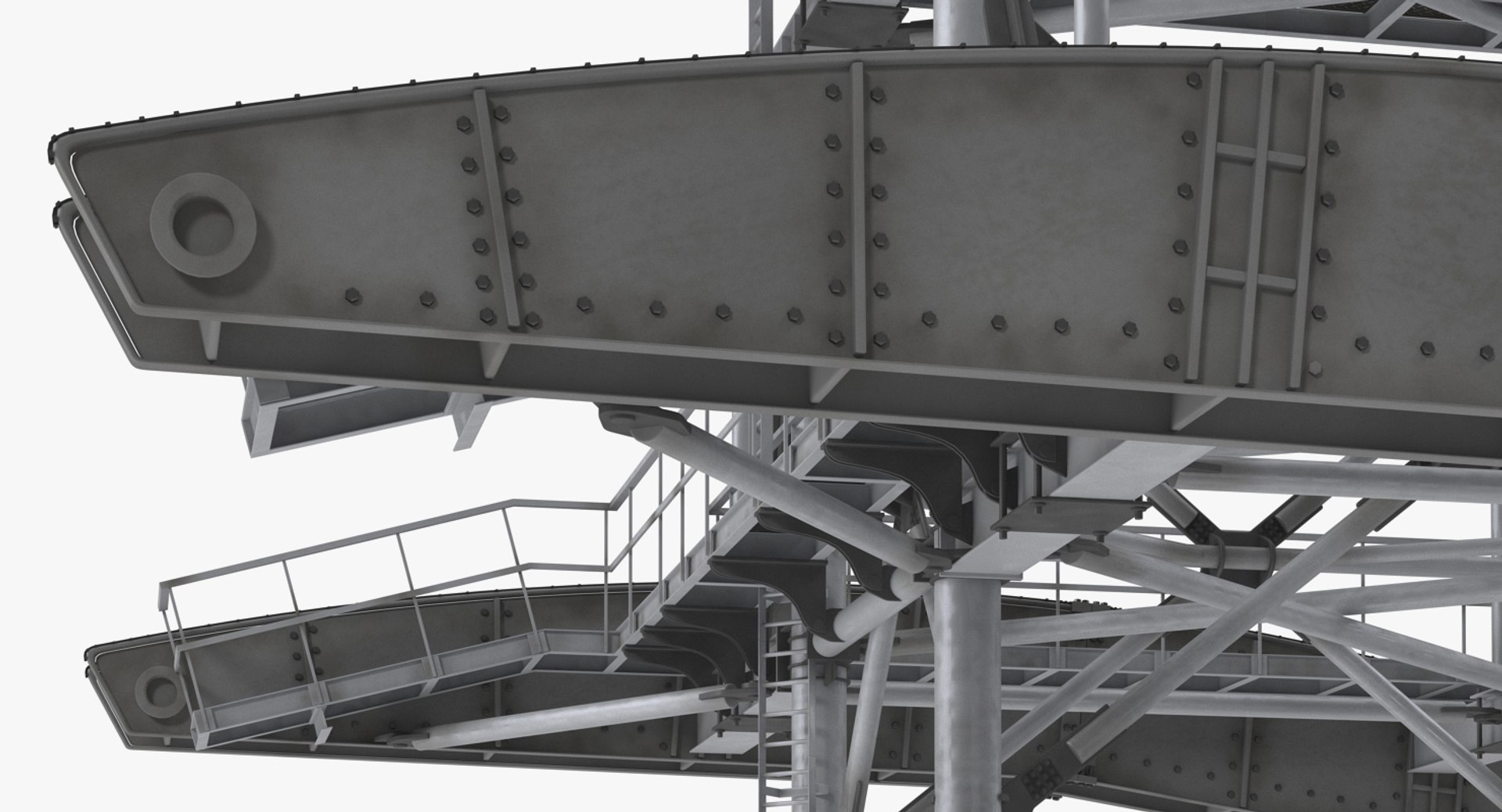 3D Model Gondola Lift Tower TurboSquid 1306796