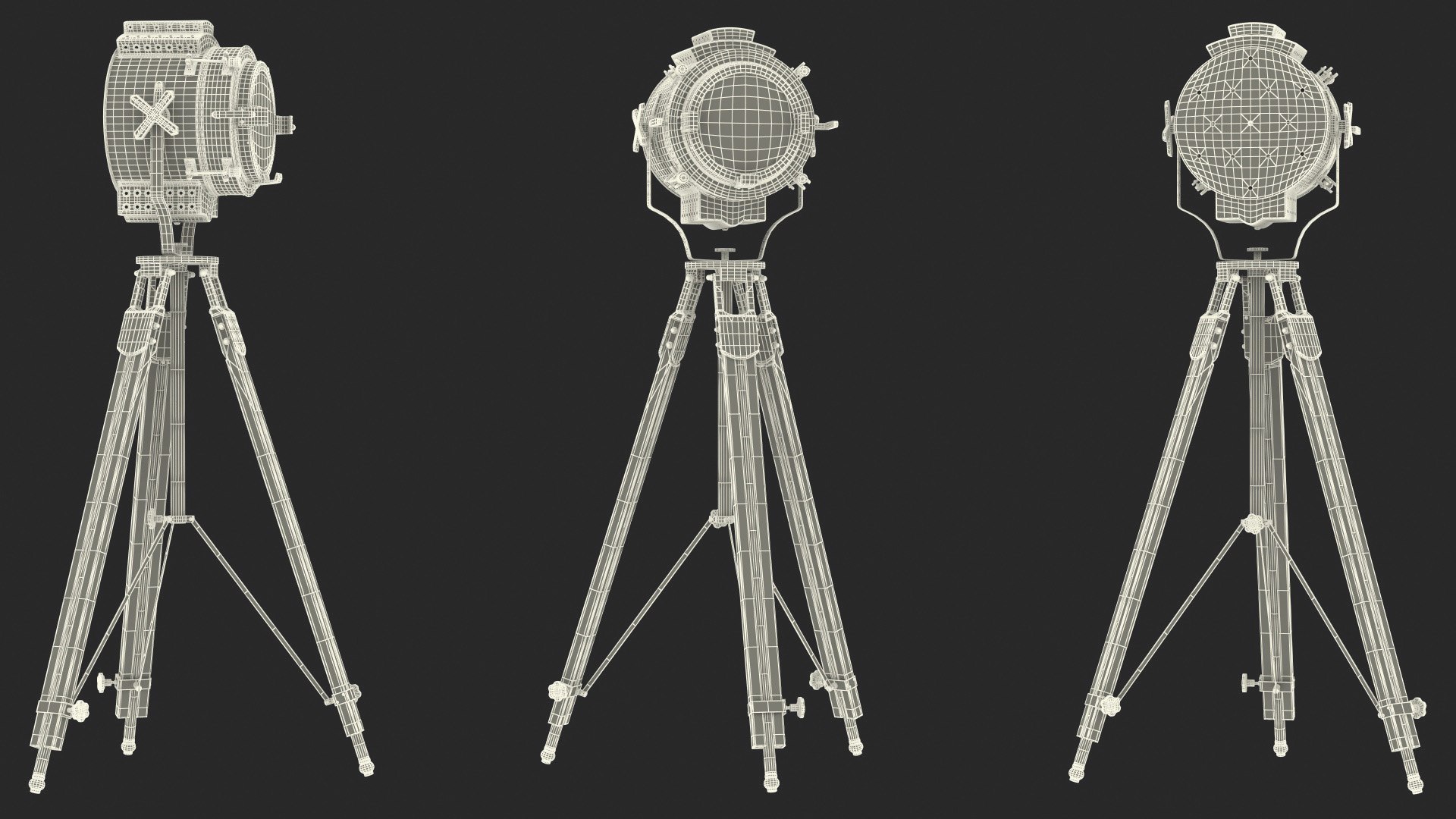 3D Retro Searchlight Lamp Wooden Tripod Rigged https://p.turbosquid.com/ts-thumb/Vz/Ug5qbm/Um/retrosearchlightlampwoodentripodriggedmb3dmodel026/jpg/1662789571/1920x1080/fit_q87/e6ff662080afb063daf63539c5d98c24068373f6/retrosearchlightlampwoodentripodriggedmb3dmodel026.jpg