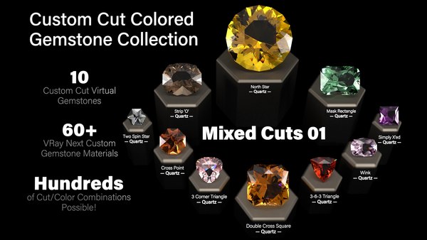 Custom cut gemstones deals