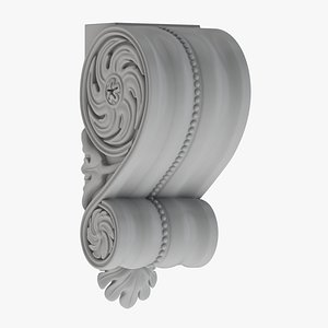3D model Scroll Corbel 21