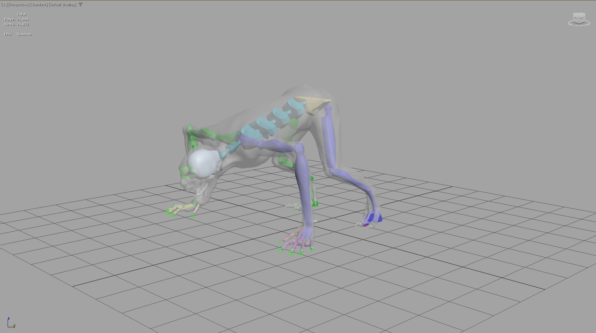 3D 3D Concept Creature Model Rigged Animated Model - TurboSquid 1880660