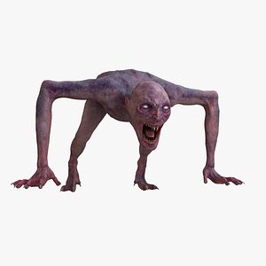 3D Concept Creature Model Rigged Animated