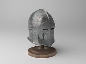 3D helmet medieval