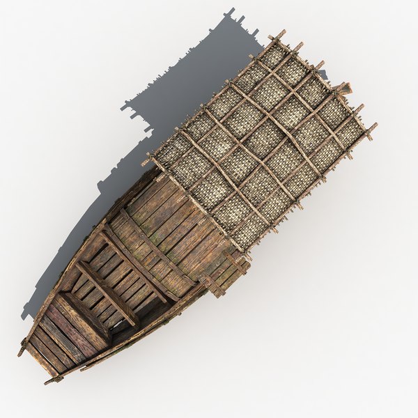 3D модель Древняя китайская лодка - TurboSquid 1521443