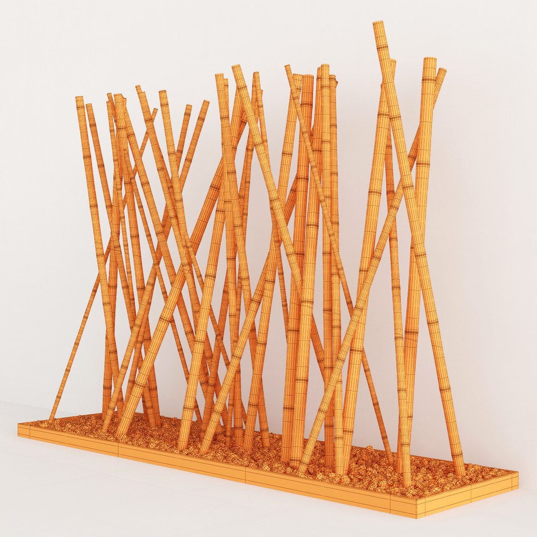 3D decor bamboo model - TurboSquid 1484745