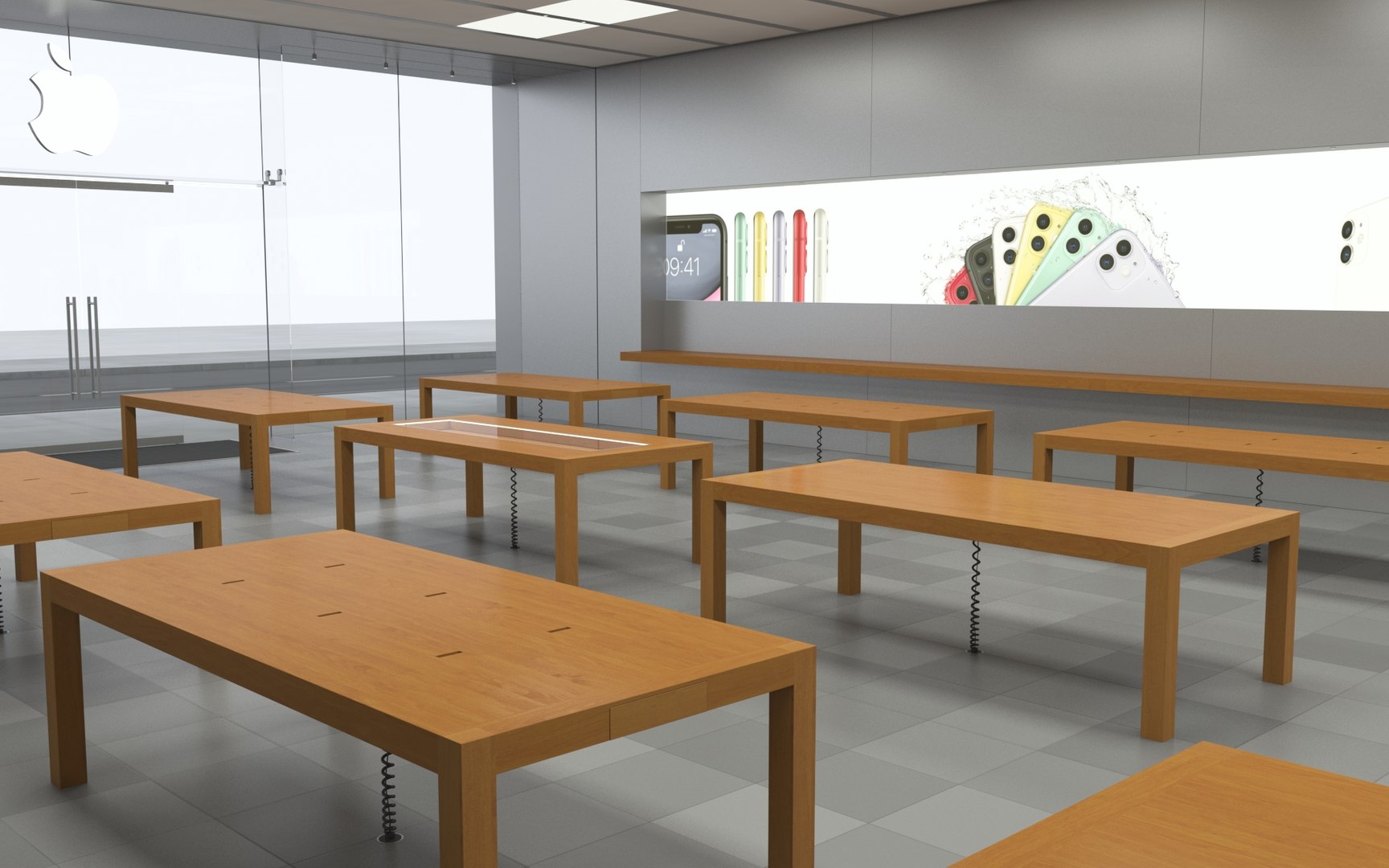 Empty Apple Store 3D - TurboSquid 1831943