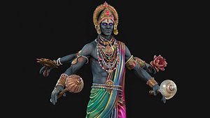 Indian God Vishnu 3D model