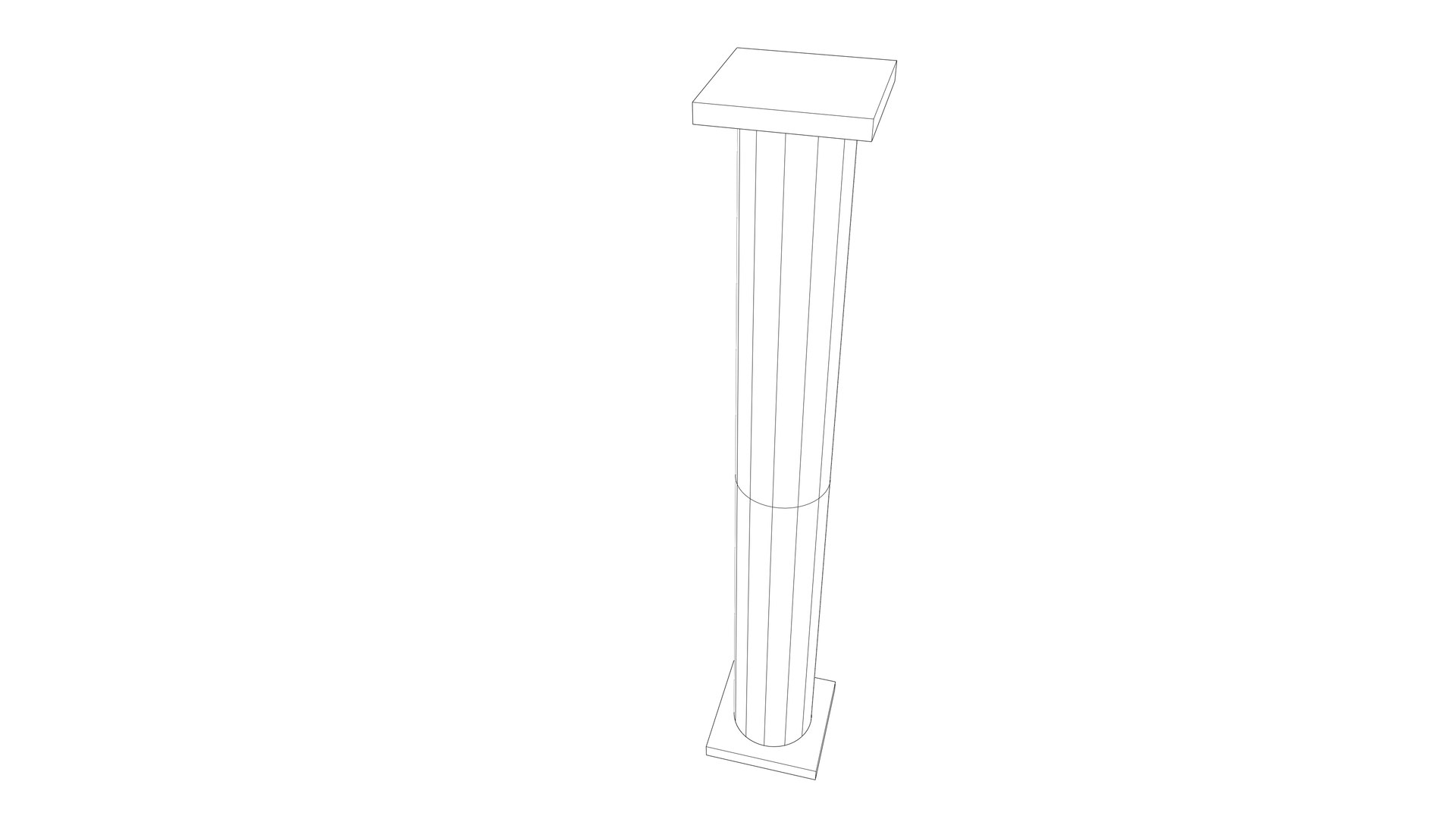 Free 3D Model The Column Lowpoly - TurboSquid 2307163