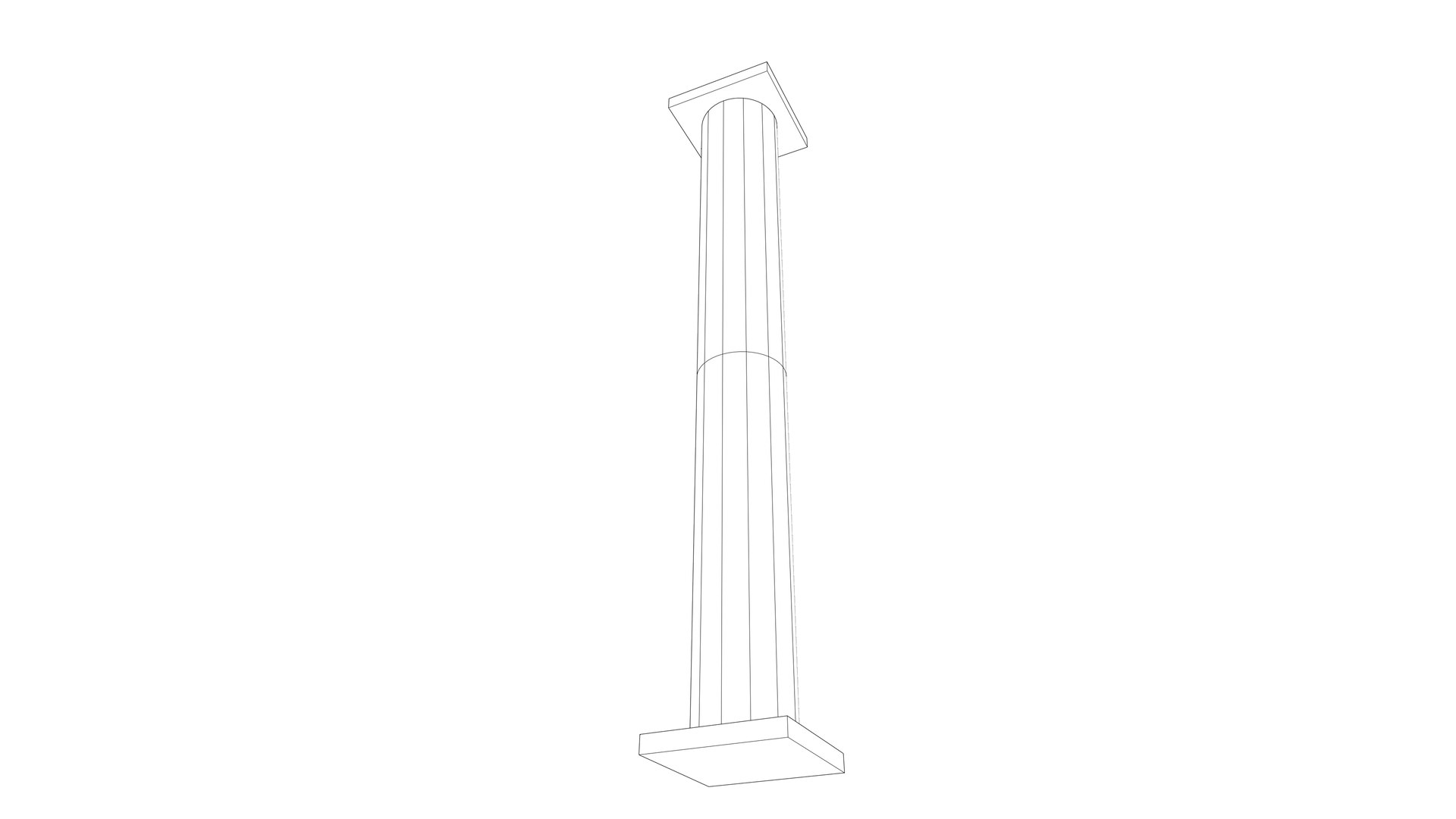 Free 3D Model The Column Lowpoly - TurboSquid 2307163