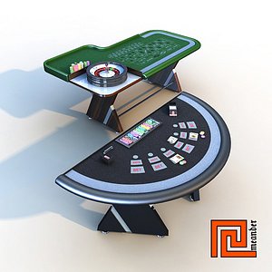 3d model set casino