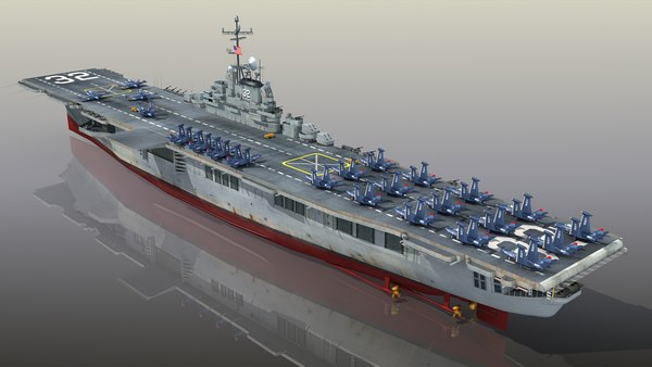 Uss Leyte Cv-32 Cvs 3d Model - Turbosquid 1541218