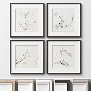 Picture Frames Set-342 3D model
