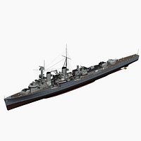 Light Cruiser Karlsruhe German Navy WW2