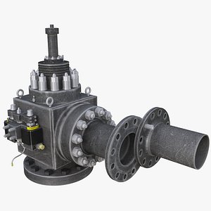 integrated single safety relief 3d model