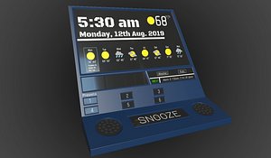 alarm clock 3D model