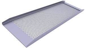 wheelchair mat traction 3D