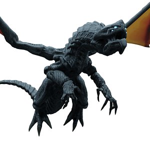 3D astral dragon scales model