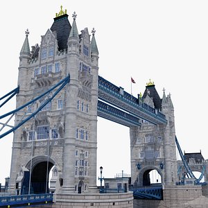 London Tower Bridge 3D model