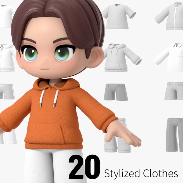 3D Colin clothes