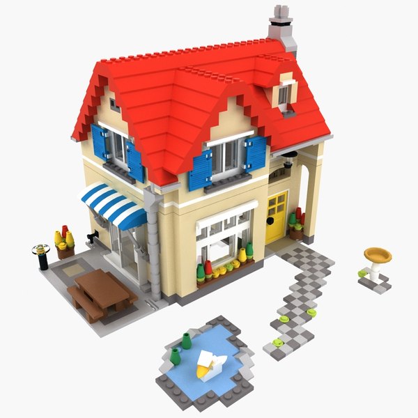 División A través de cesar modelo 3d Lego House Set 6754 - TurboSquid 779355