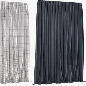 Curtain    Polygons  11090 3D model