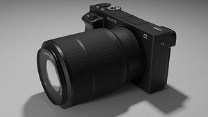 Sony A6500 Camera 3D model
