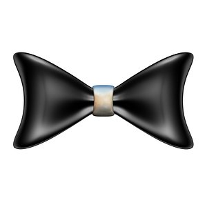 ribbon holiday tie 3D