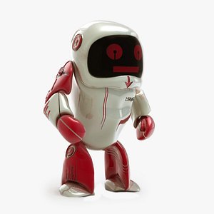 3dsmax robot modeled
