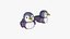 Pantofole J09 Galaxy Bird - Costume Character Design