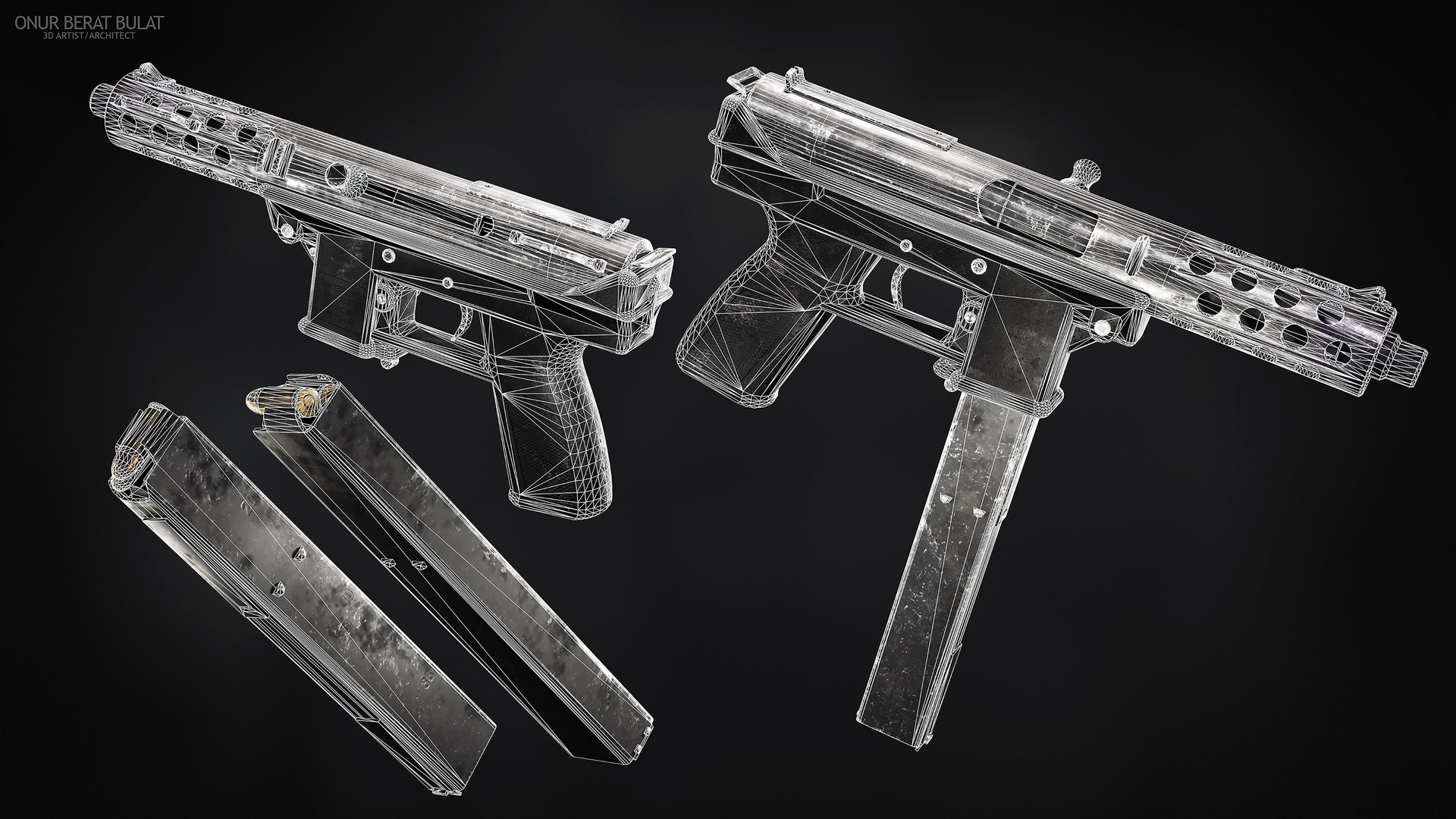 3D Tec-9 model - TurboSquid 2090313