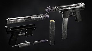 3D Tec-9 model