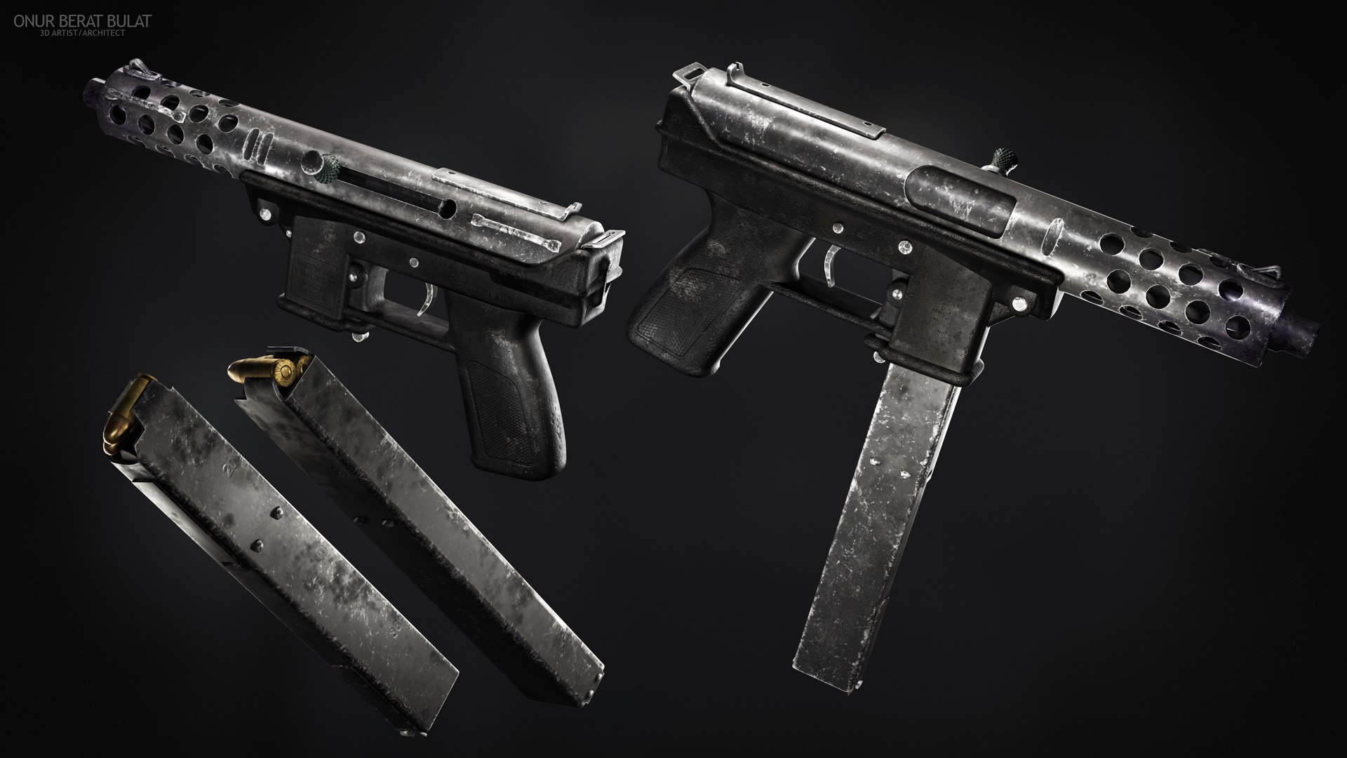 3D Tec-9 model - TurboSquid 2090313