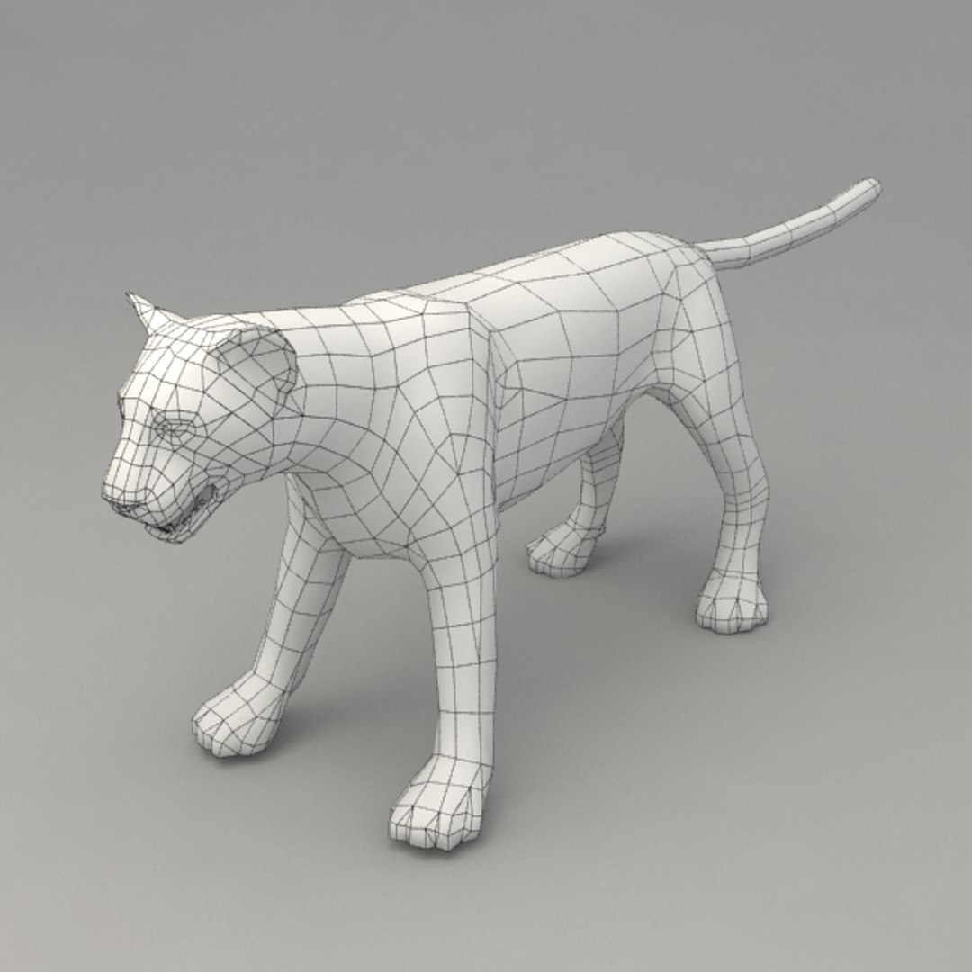 3d Rigged Leopard Model