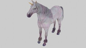 3D unicorn