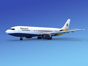 airline airbus a300 3d 3ds