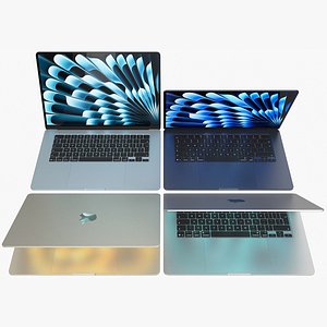 Apple MacBook Air 15 M4 2025 All Colors Rigged