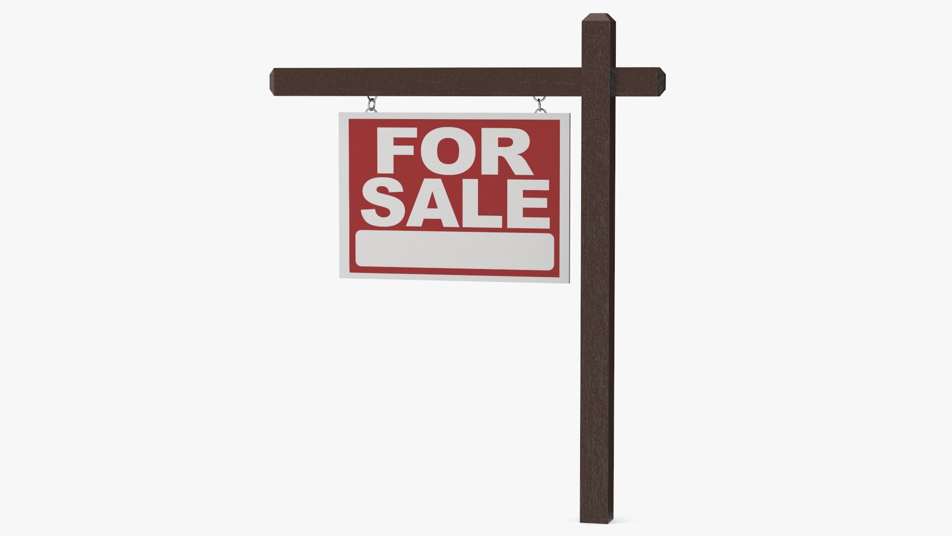 For Sale Sign 3D model preview