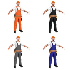 pack worker 3D
