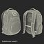 backpacks 6 3D model