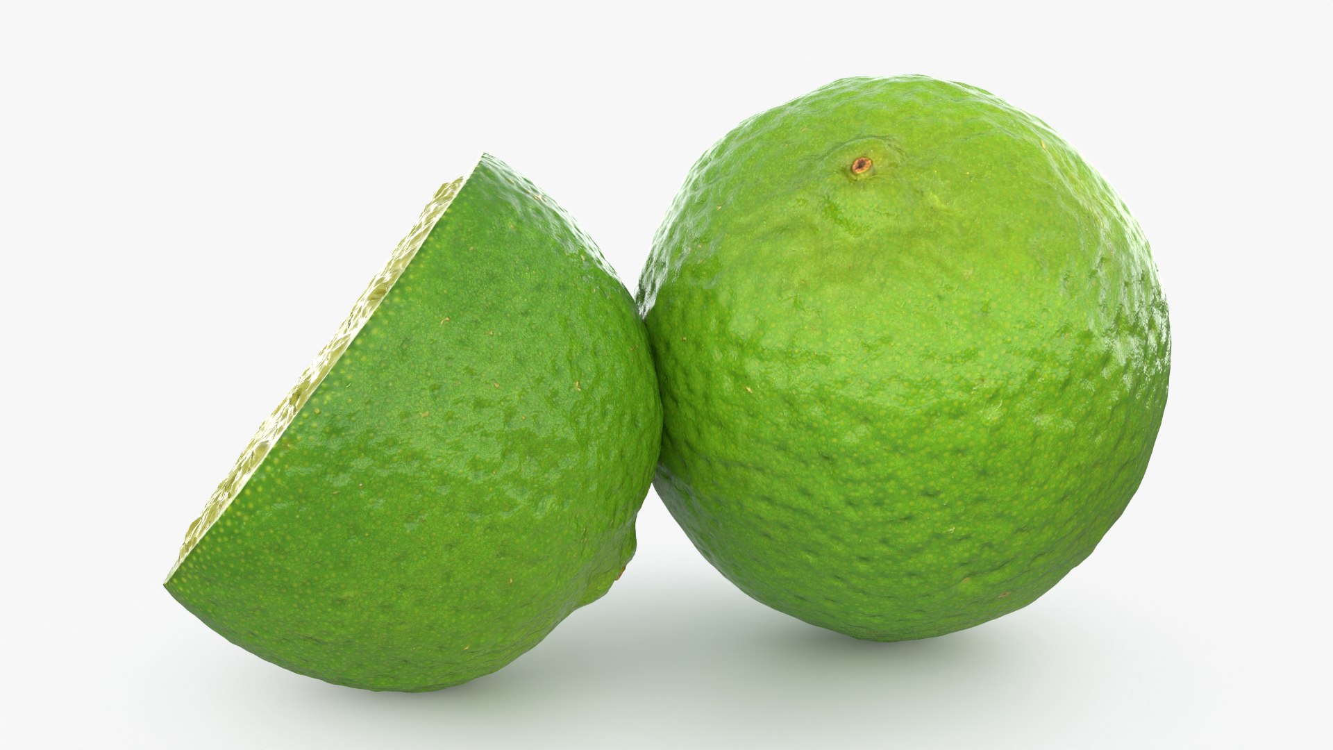 3D Model Lime Fruit - TurboSquid 2424035