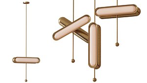 3D Capsule 2 Pendant light