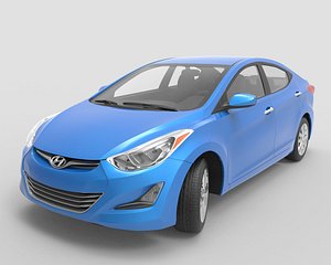hyundai elantra sedan 3d 3ds
