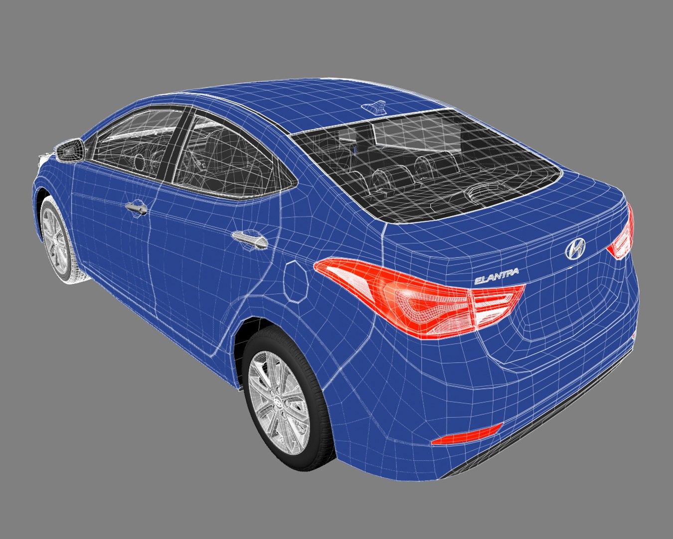 Hyundai Elantra Sedan 3d 3ds