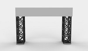 Racing Start Gantry 02 3D model